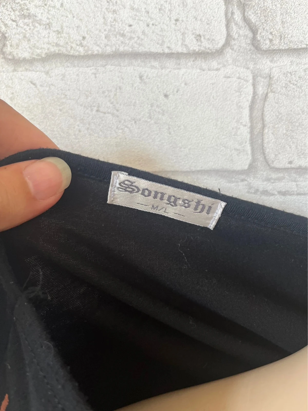 Top preto bordado – Tamanho 38/40 – photo 2